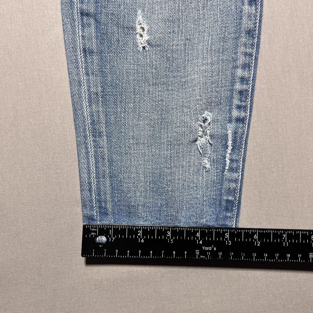 Moussy Vintage Lenwood Skinny Jeans Womens Light Wash Distressed Slim 30x26.5 - Picture 15 of 16